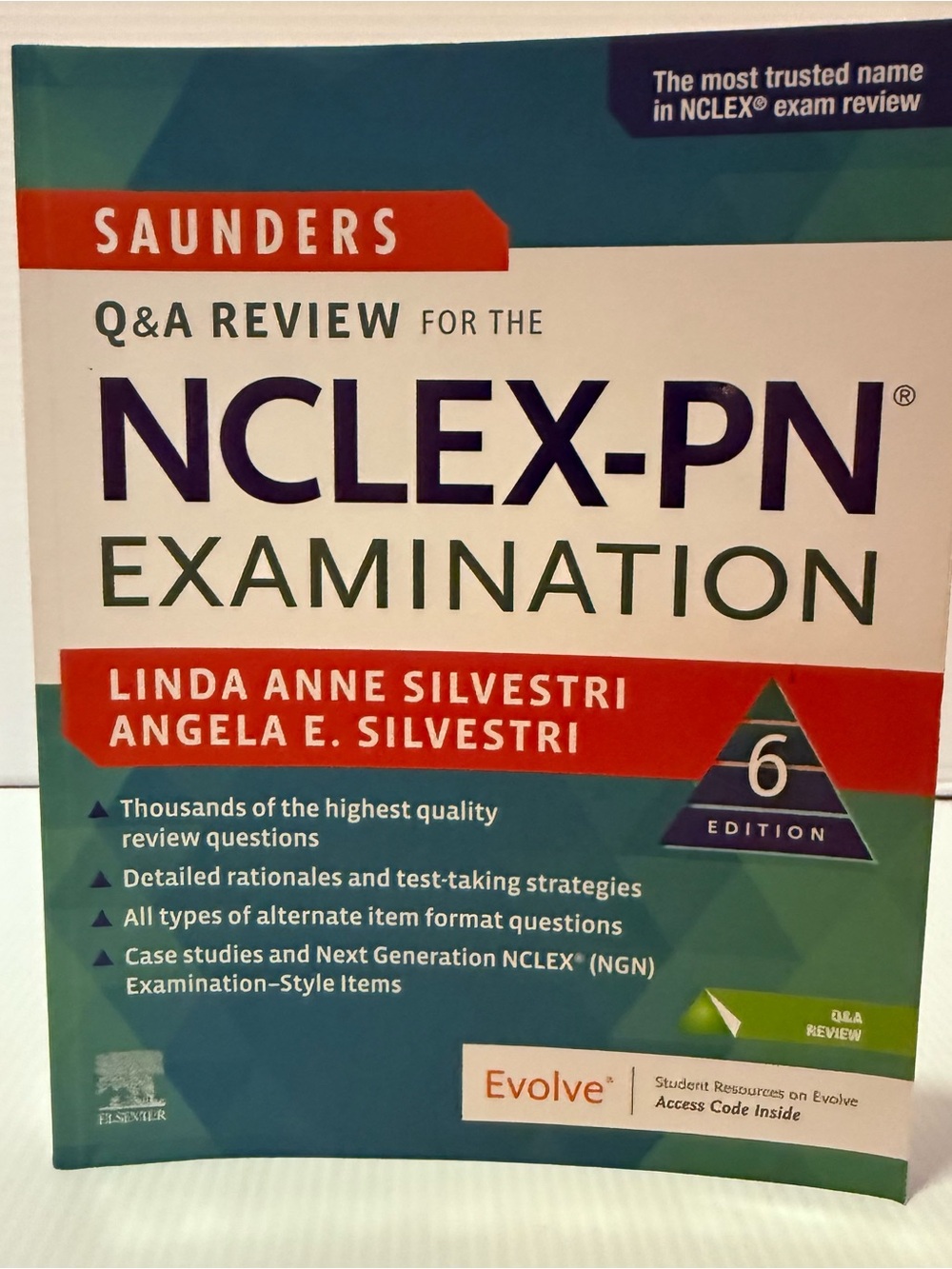 Saunders Q&A Review NCLEX-PN Exam 6th Ed Paperback
